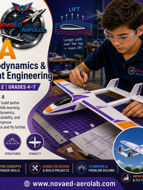 Master lift, drag, and thrust — then build the aircraft that proves it.