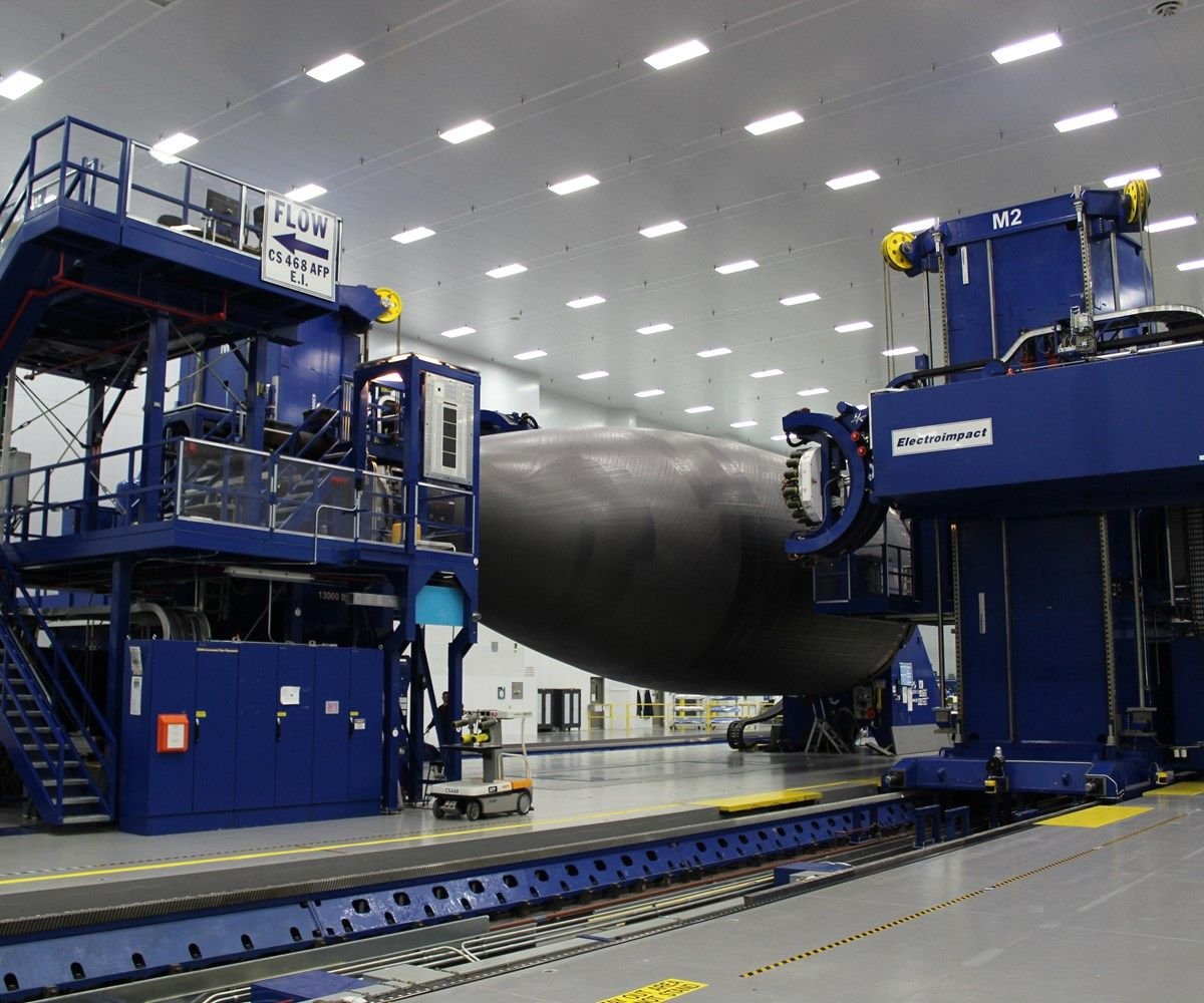 Automated Fiber Placement AFP composite manufacturing