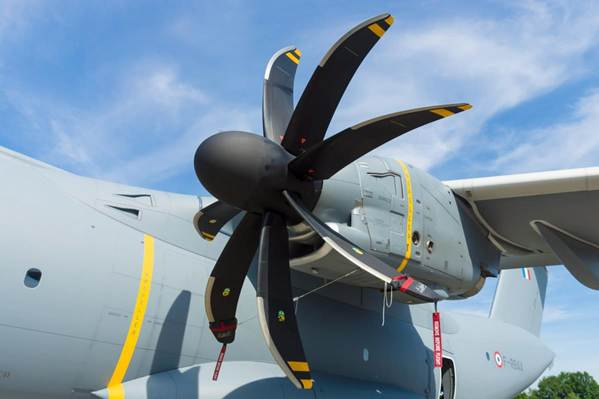 Airbus A400M 8-blade propeller
