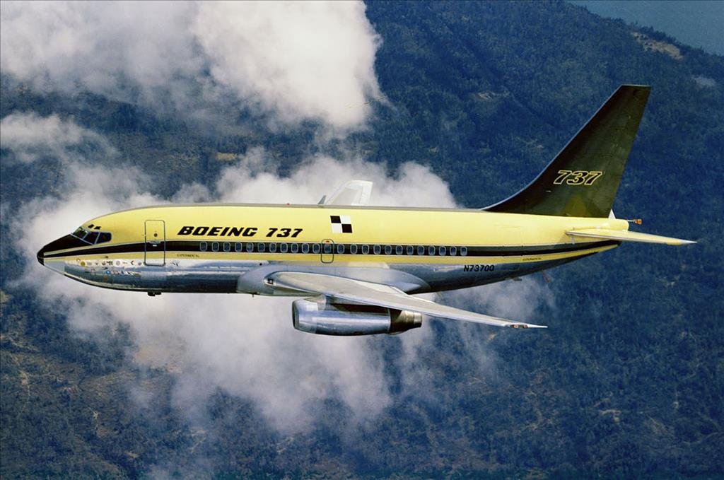 Boeing 737-100 prototype first flight 1967